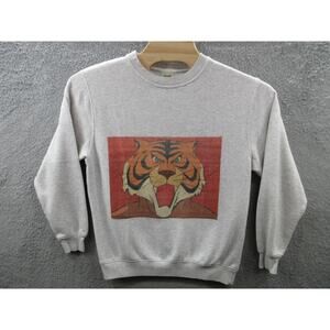 MORE Color Your Life TIGER MASK Japanese Cartoon Men's Large Crewneck Sweatshirt